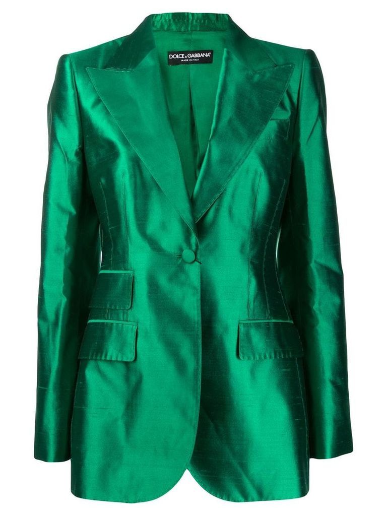Dolce & Gabbana Balmaccan blazer - Green