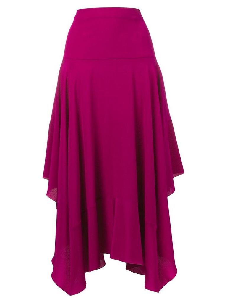 Stella McCartney asymmetric skirt - PURPLE