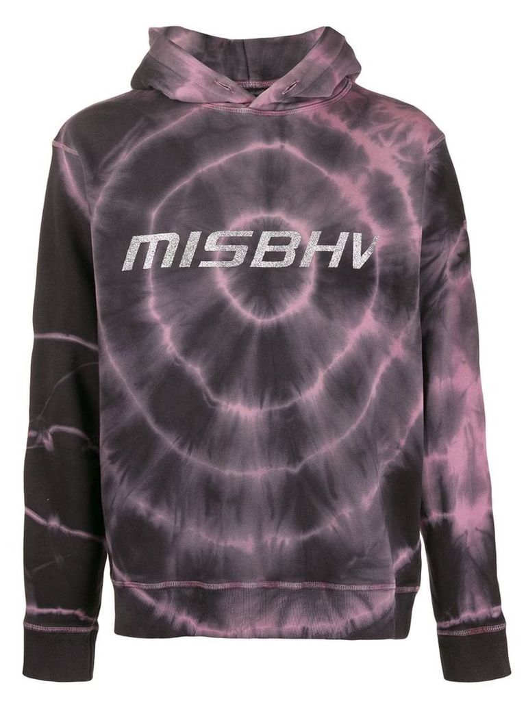 Misbhv tie-dye logo hoodie - Black