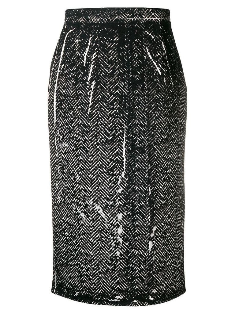 Prada fitted pencil skirt - Black