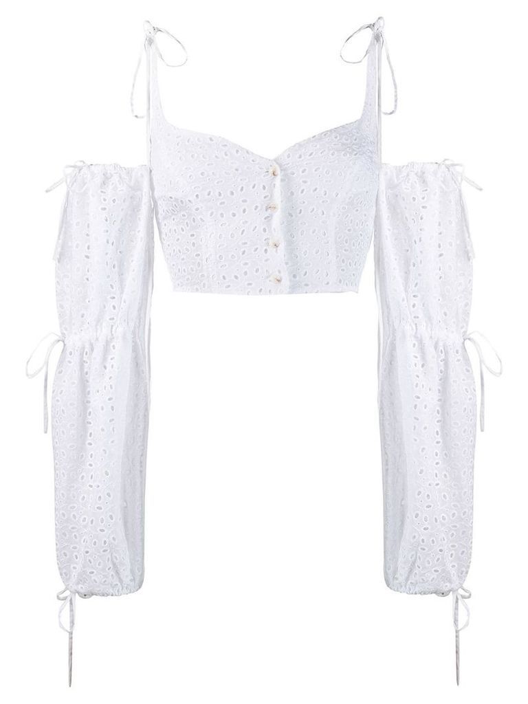 Daizy Shely broderie anglaise blouse - White