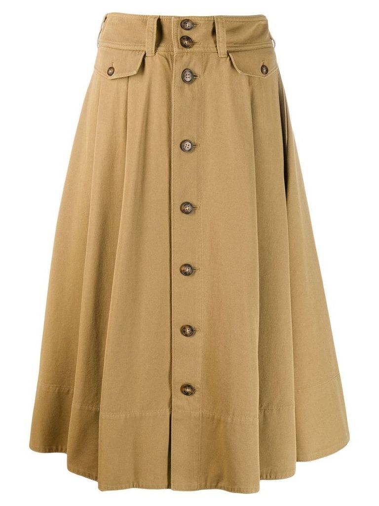 Polo Ralph Lauren button down skirt - NEUTRALS