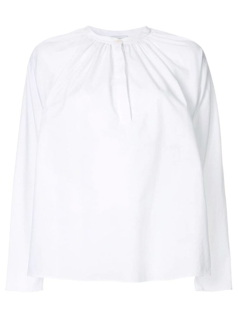 Giambattista Valli ruched detail blouse - White