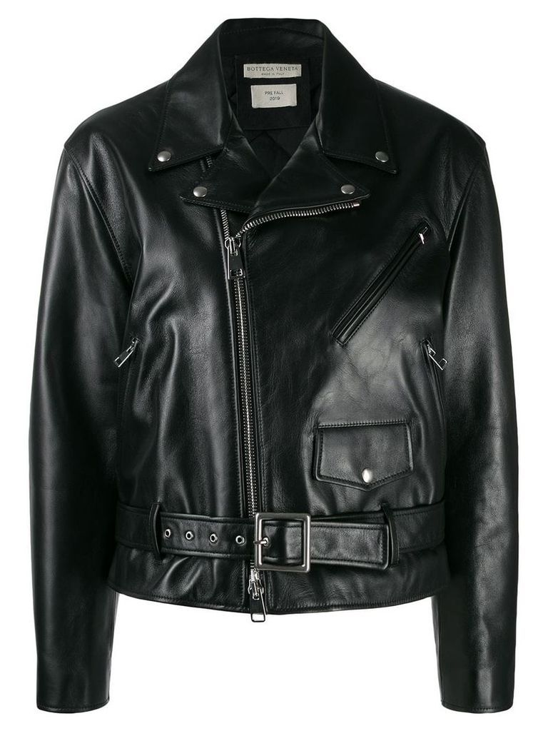 Bottega Veneta biker jacket - Black