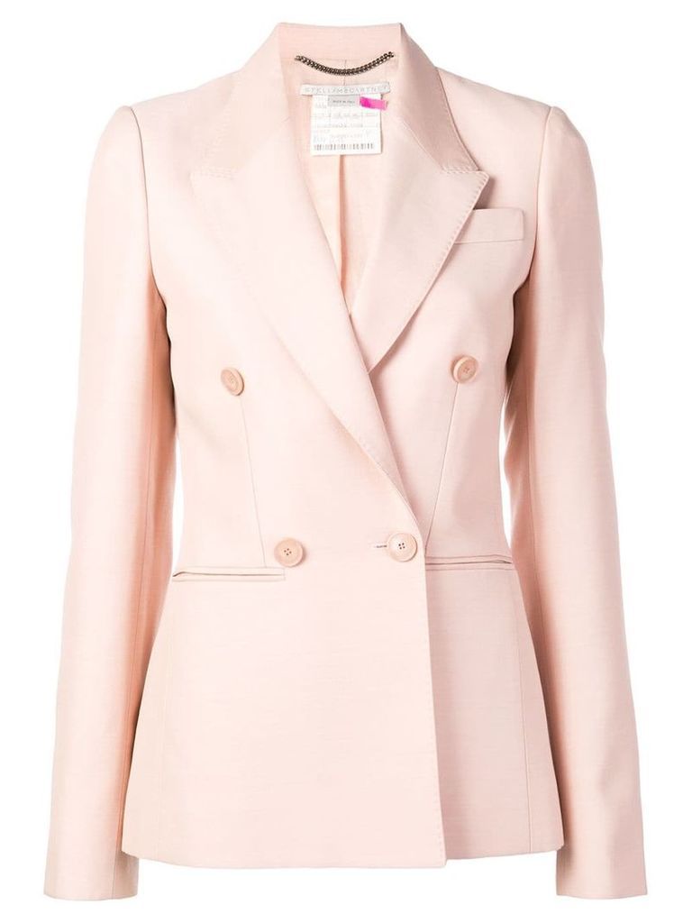 Stella McCartney peak lapel blazer jacket - PINK