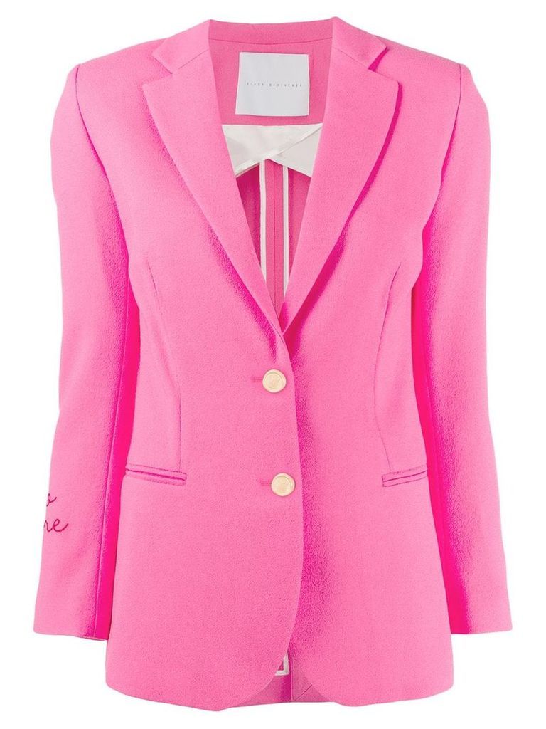 Giada Benincasa single breasted blazer - Pink