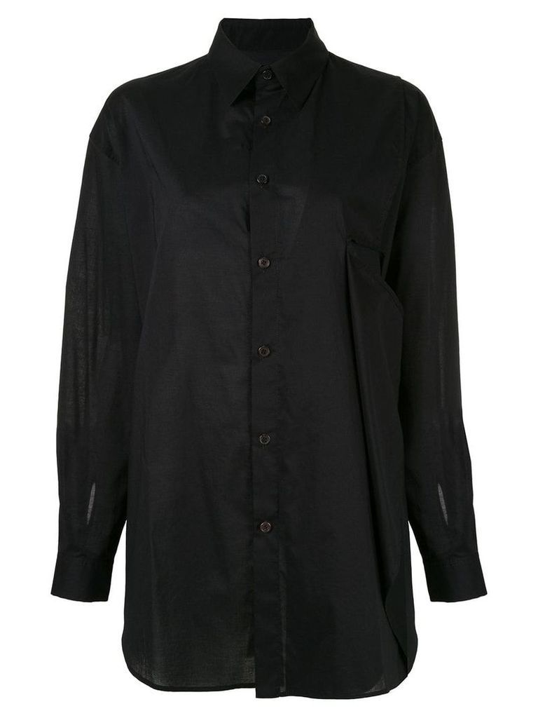 Y's plain shirt - Black