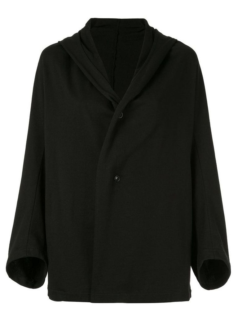 Y's hooded cardigan - Black