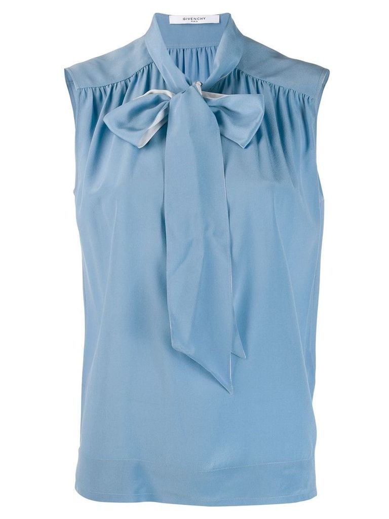 Givenchy tie-neck blouse - Blue