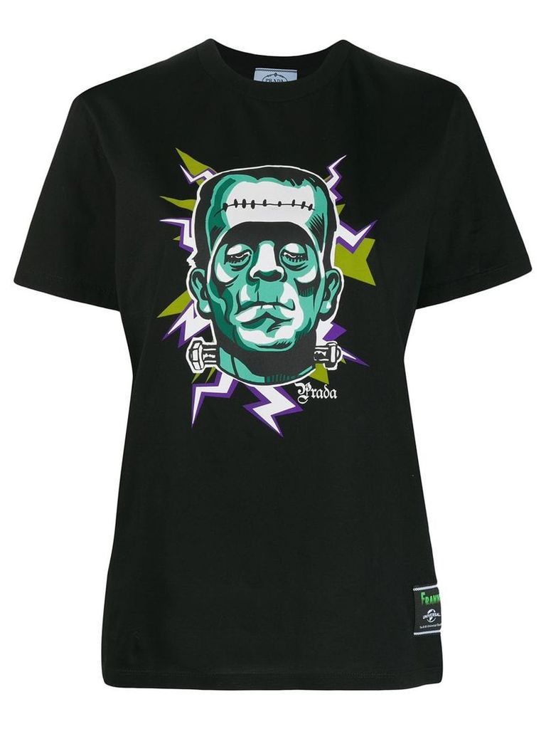 Prada Frankenstein print T-shirt - Black