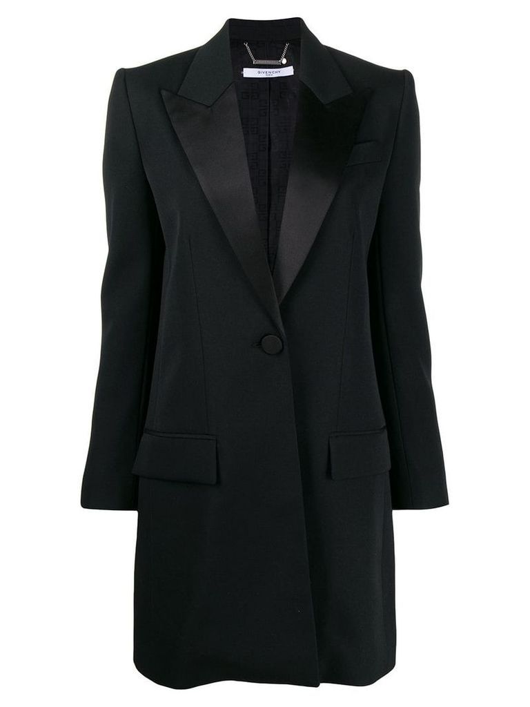 Givenchy classic single-breasted coat - Black