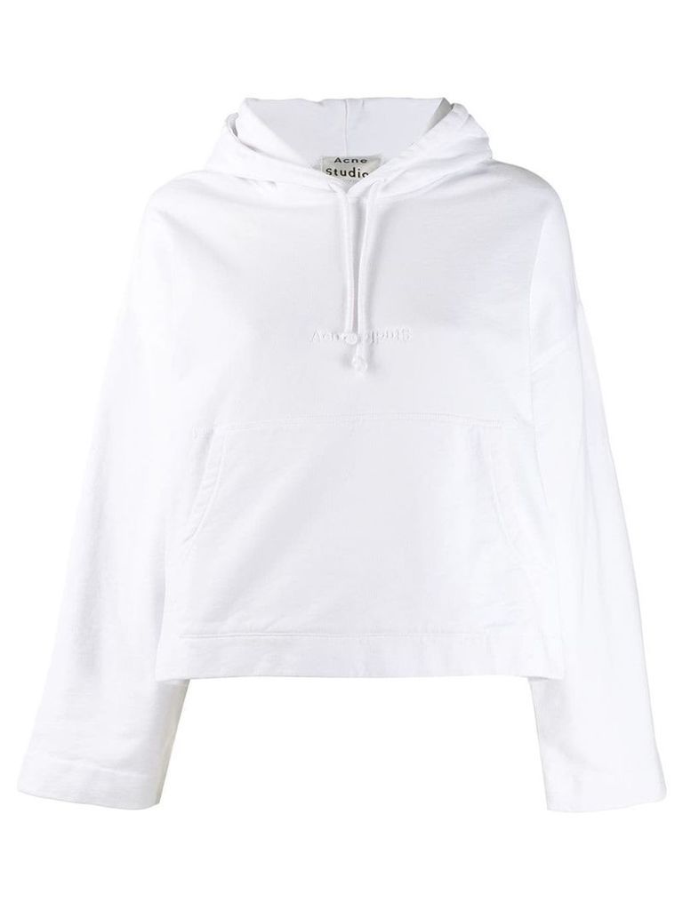Acne Studios Joghy Emboss hoodie - White