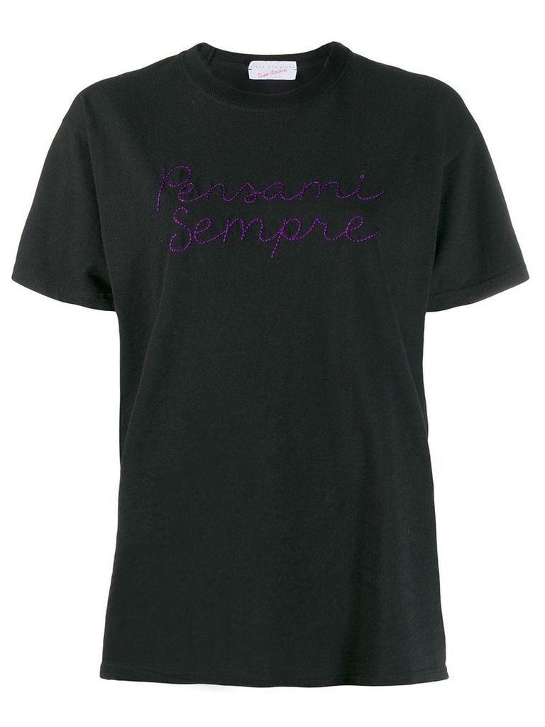 Giada Benincasa embroidered T-shirt - Black