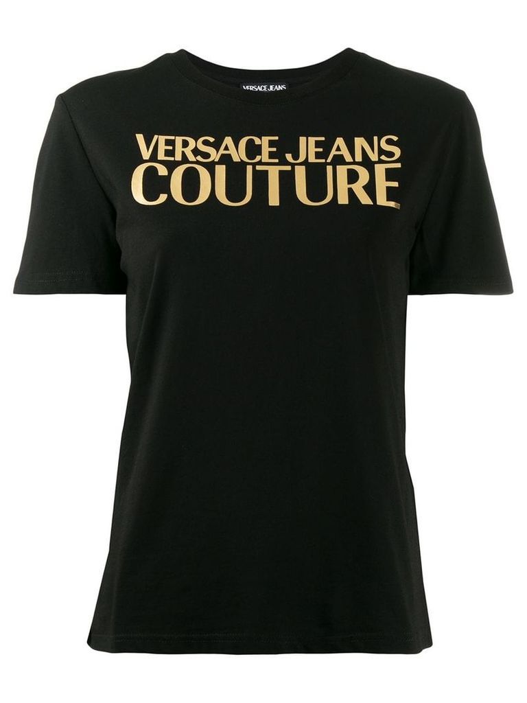 Versace Jeans Couture printed logo T-shirt - Black