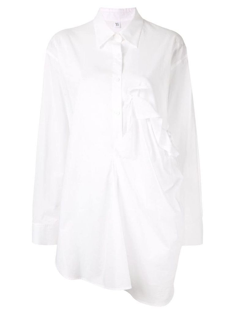 Y's deconstructed shirt - White