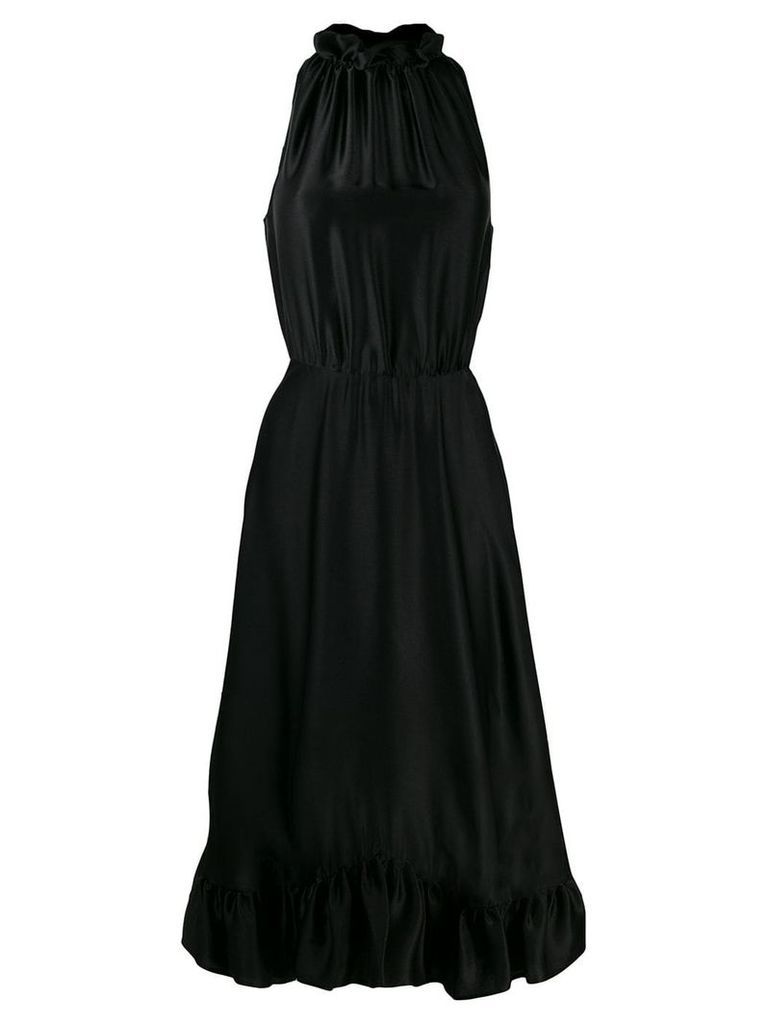 MSGM sleeveless flared dress - Black