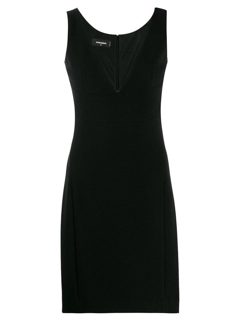 Dsquared2 sleeveless v-neck dress - Black