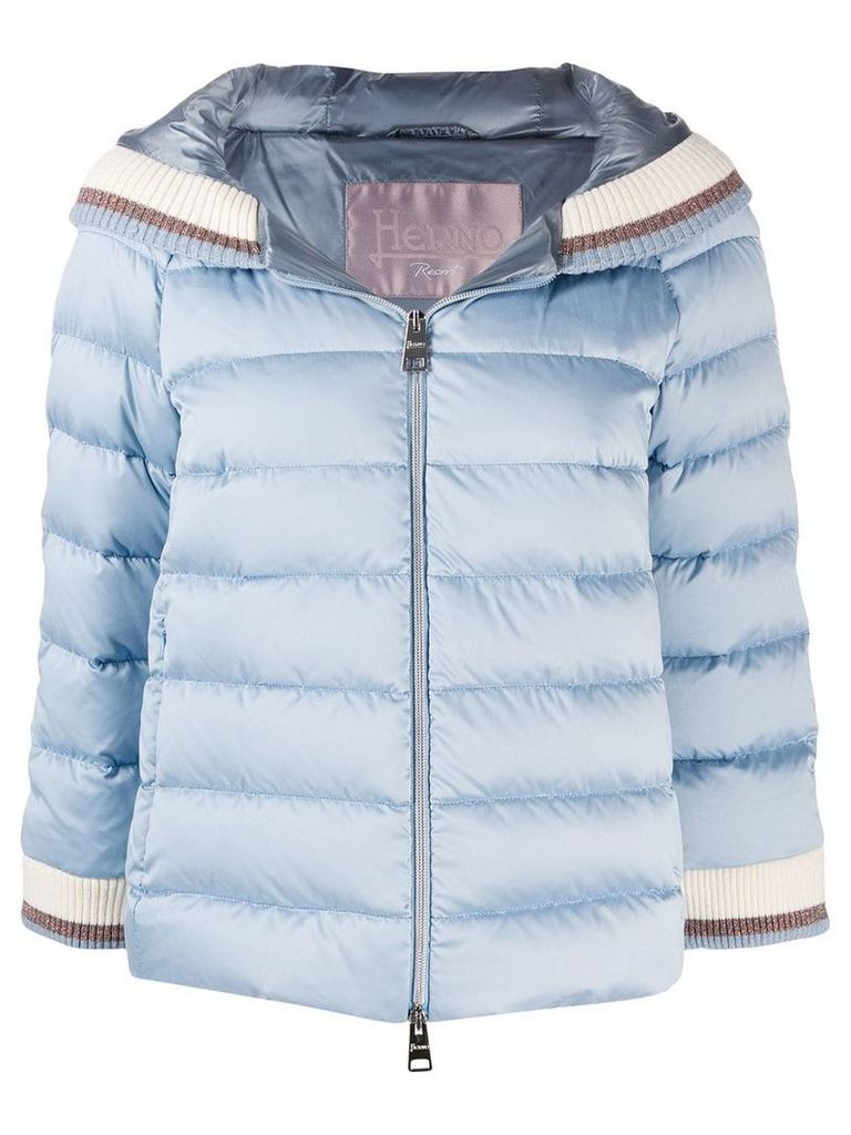 Herno hooded padded jacket - Blue