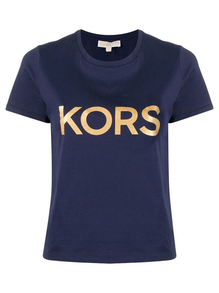 Michael Michael Kors logo print T-shirt - Blue