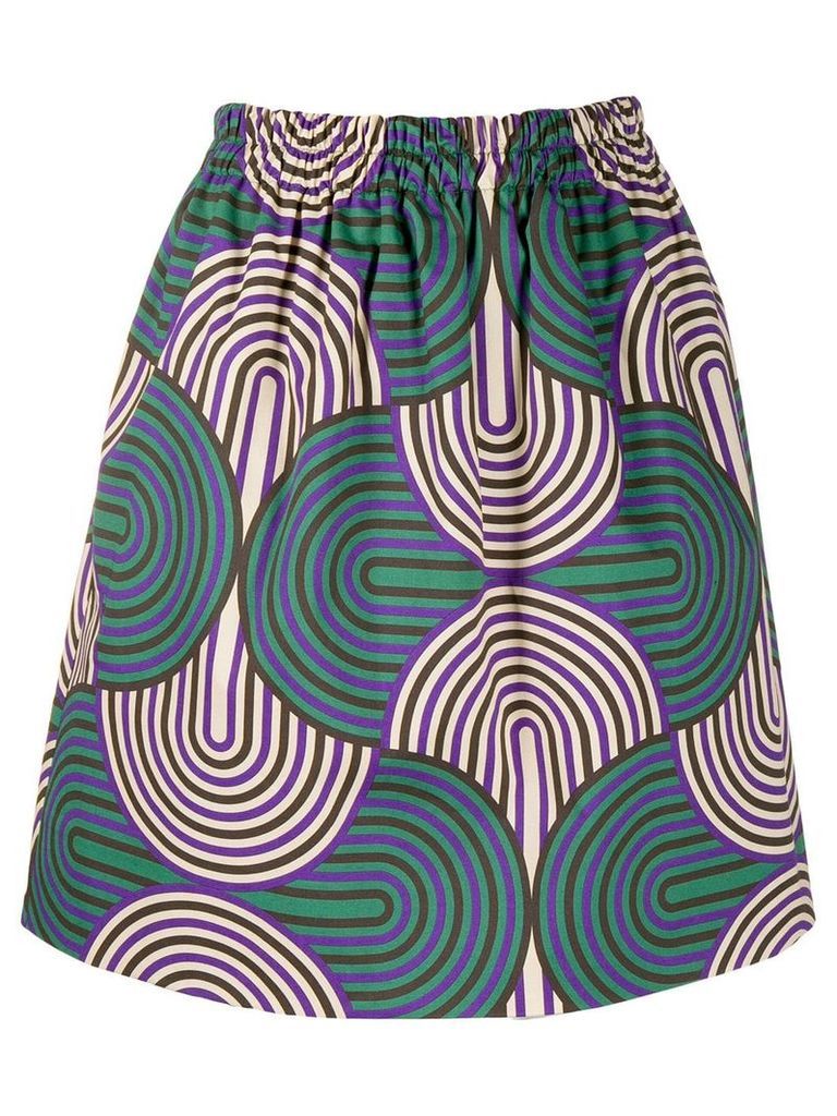 La Doublej Pouf geometric print skirt - SLINKY
