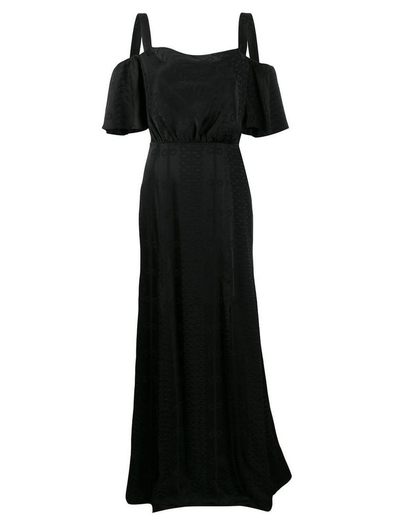 Temperley London off-shoulder maxi dress - Black