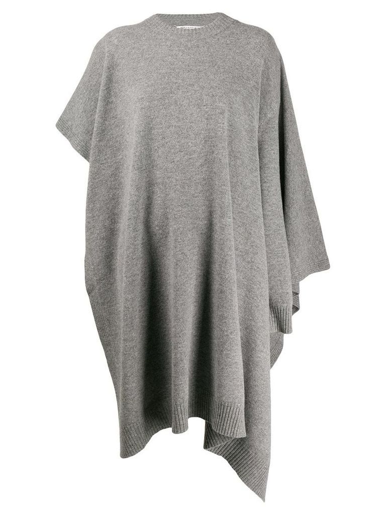 Maison Margiela asymmetric knitted dress - Grey
