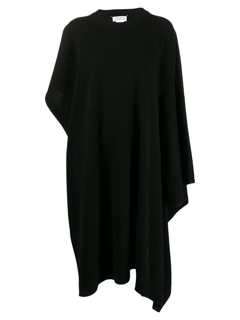 Maison Margiela asymmetric knitted dress - Black
