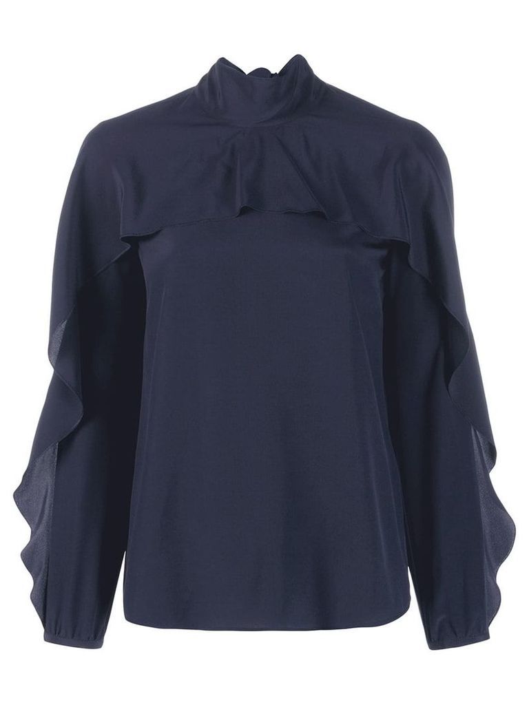 Red Valentino ruffled blouse - Blue