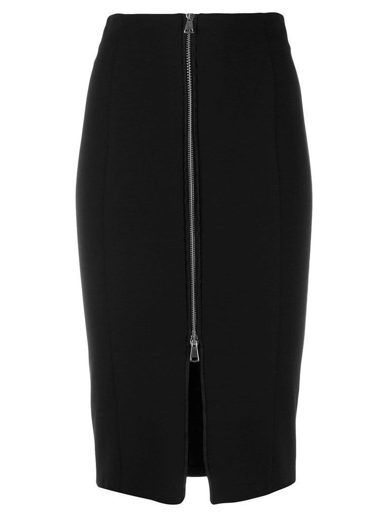 Pinko front zip pencil skirt - Black