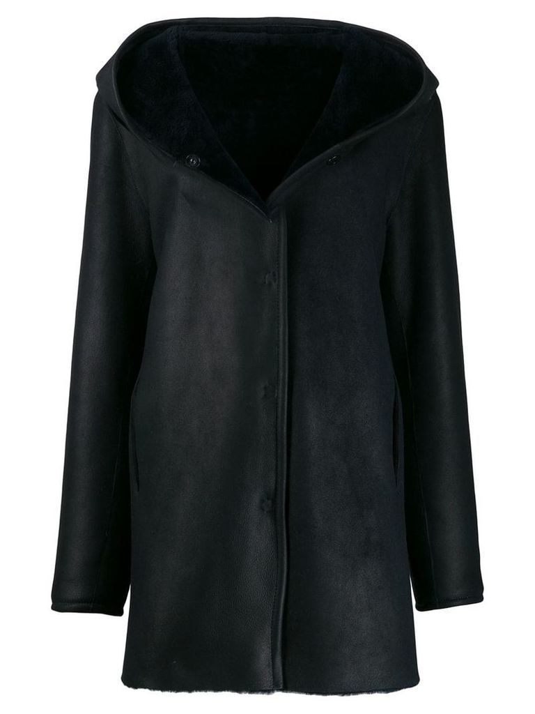 Liska Pace hooded coat - Black