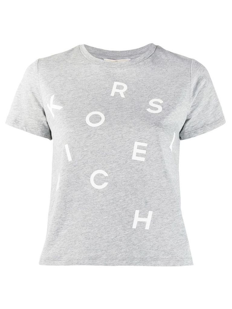 Michael Michael Kors logo printed T-shirt - Grey