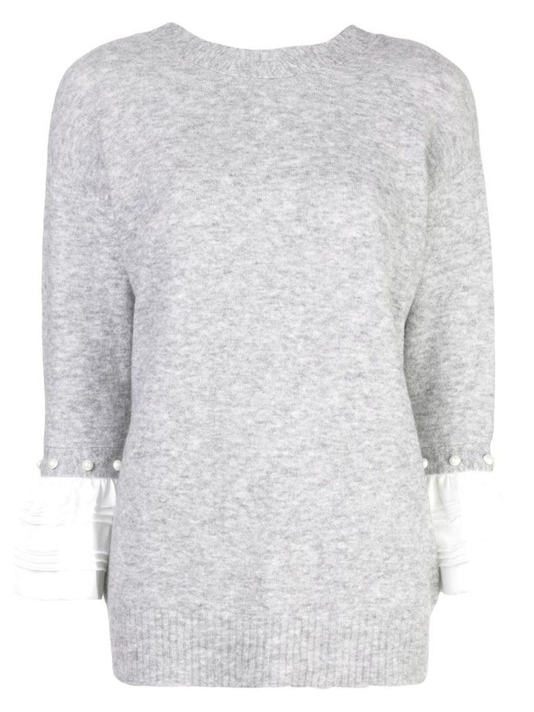 3.1 Phillip Lim layered sweatshirt - Grey