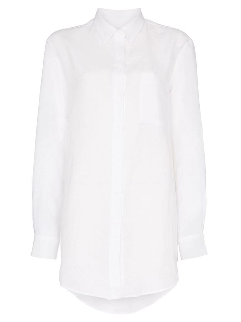 Asceno long-line shirt - White