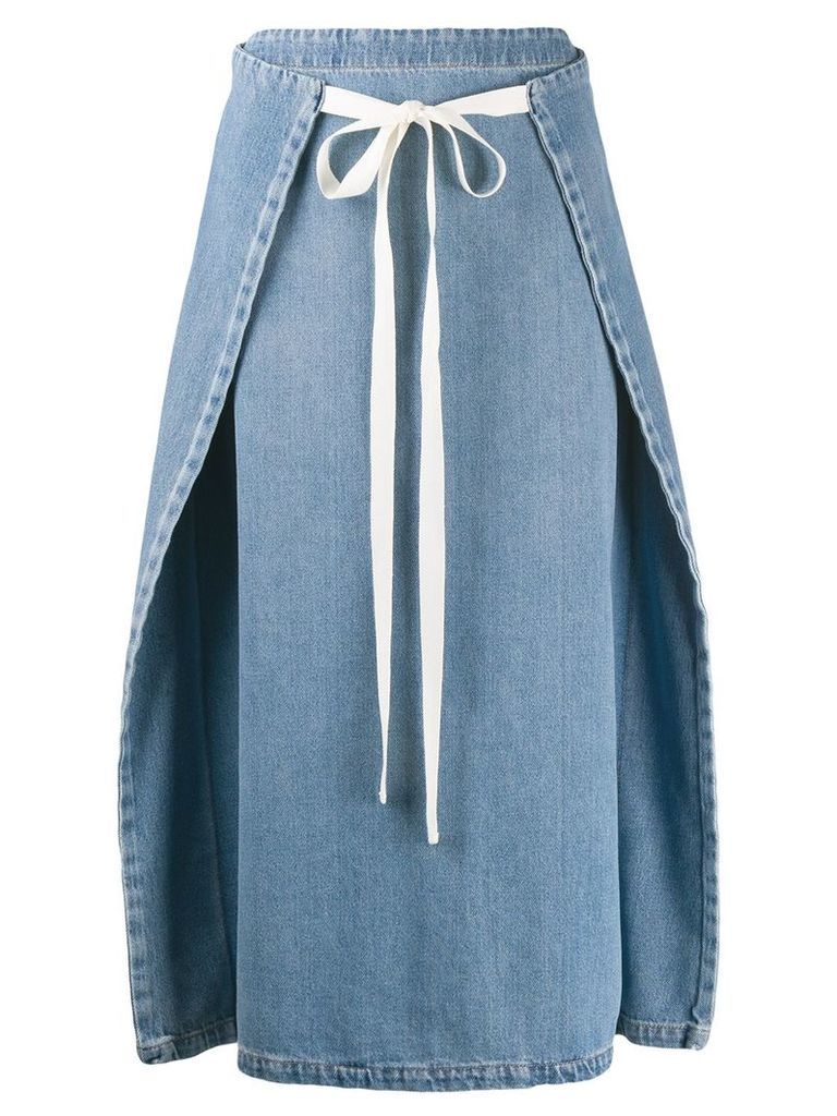 Mm6 Maison Margiela dual-wear denim skirt - Blue