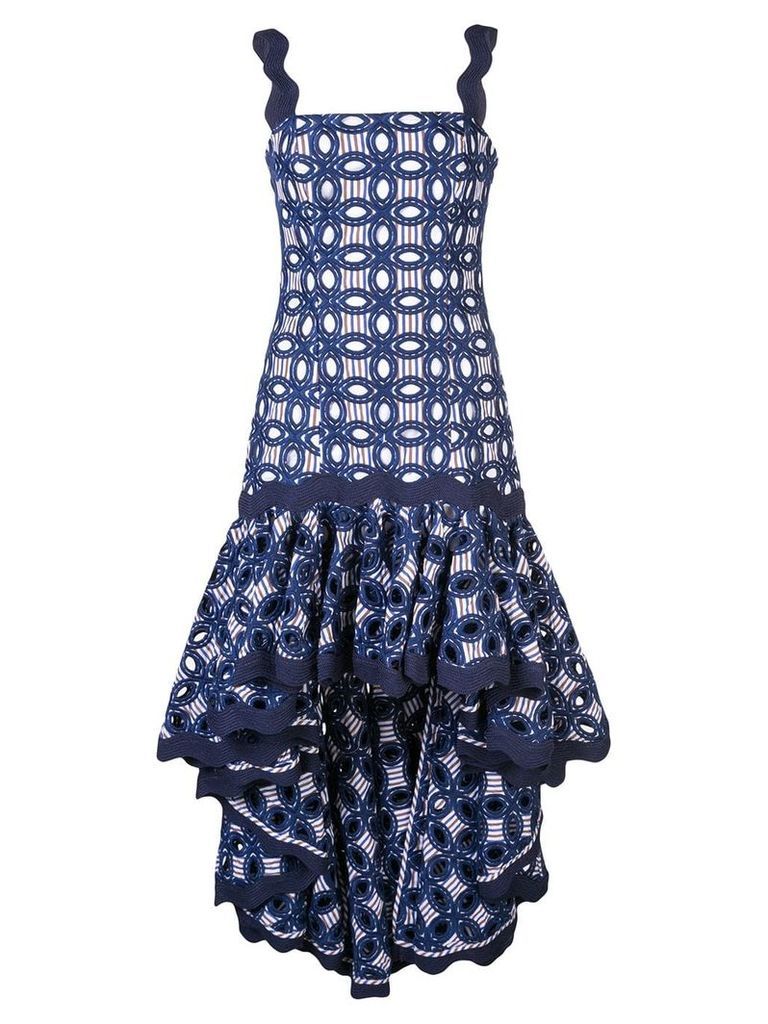 Alexis Krishn embroidered dress - Blue