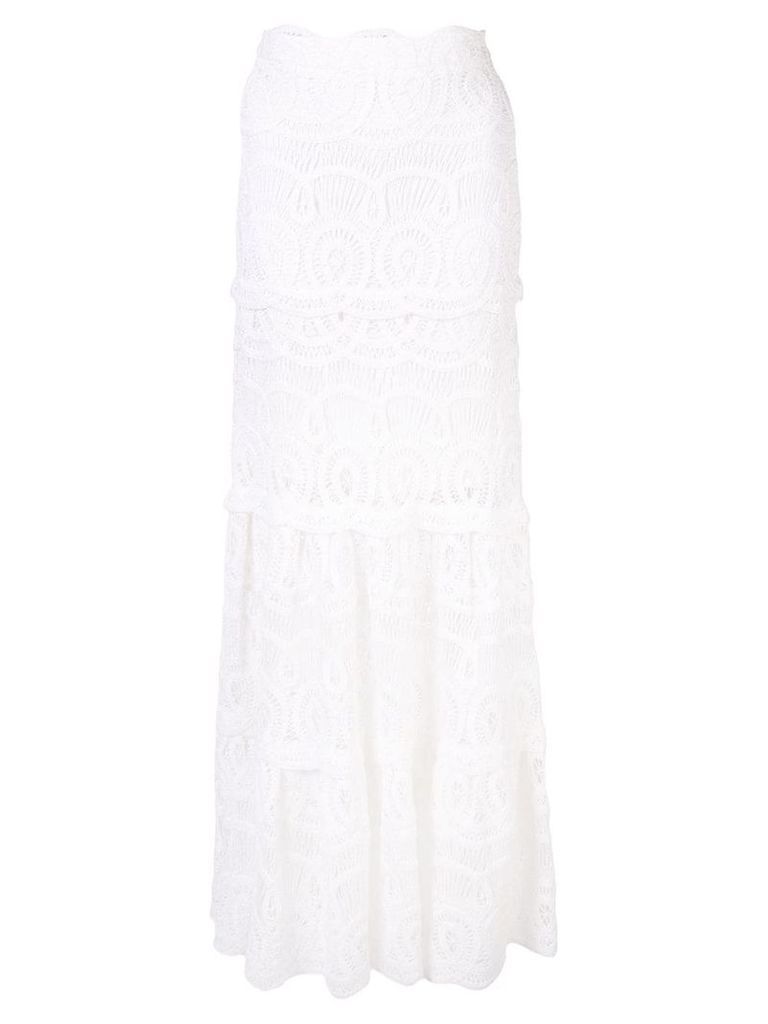 Alexis Davoni full skirt - White