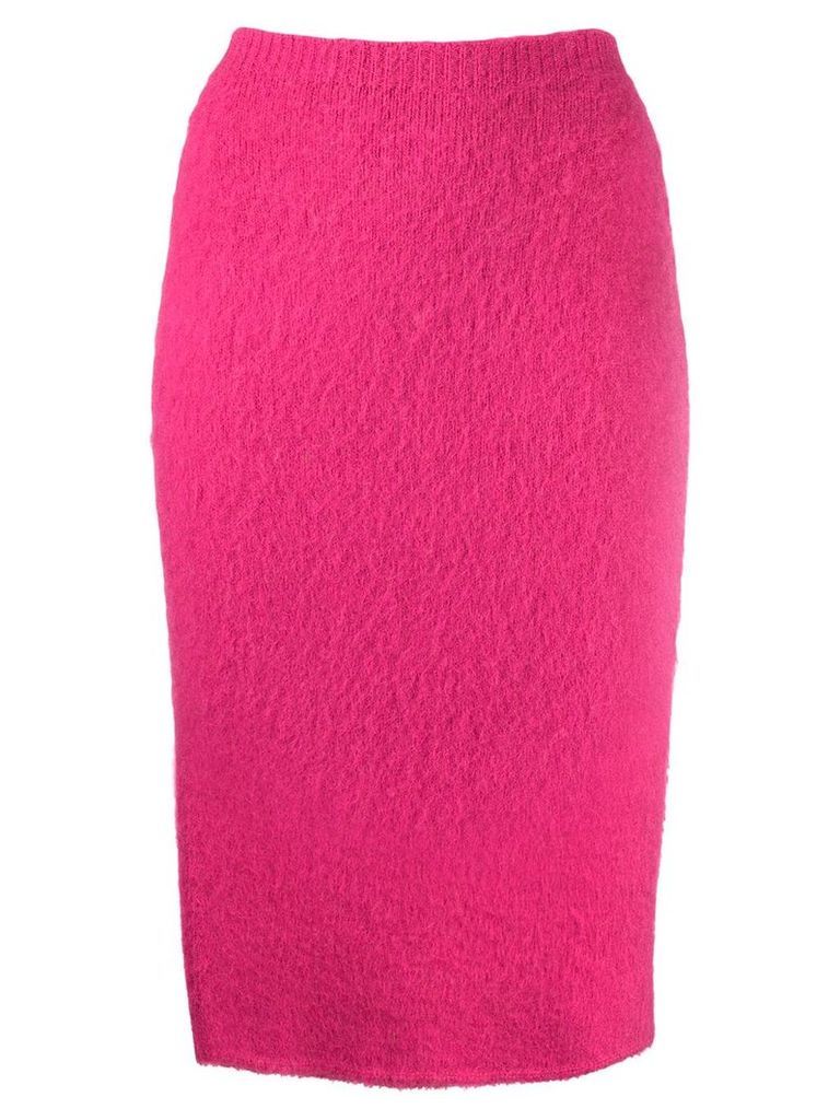 Versace knitted pencil skirt - PINK