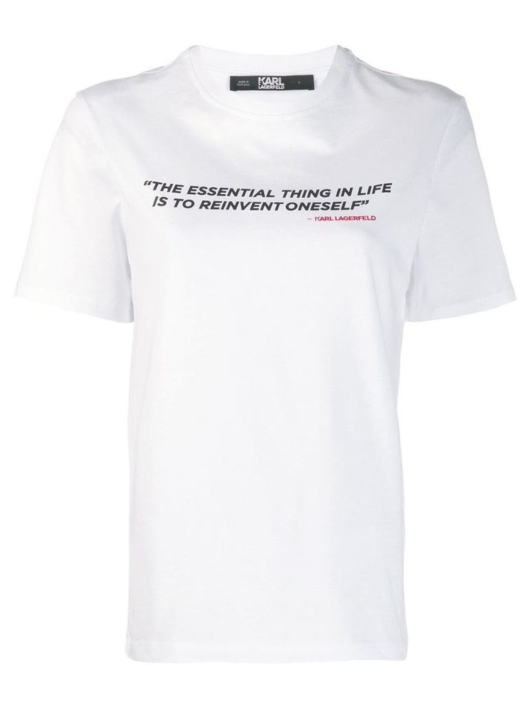 Karl Lagerfeld Legend Karlism T-shirt - White