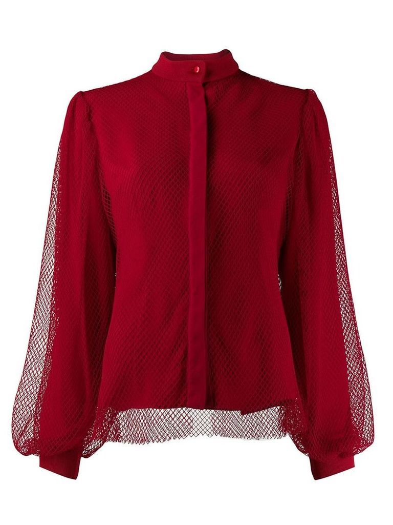 Atu Body Couture layered net blouse