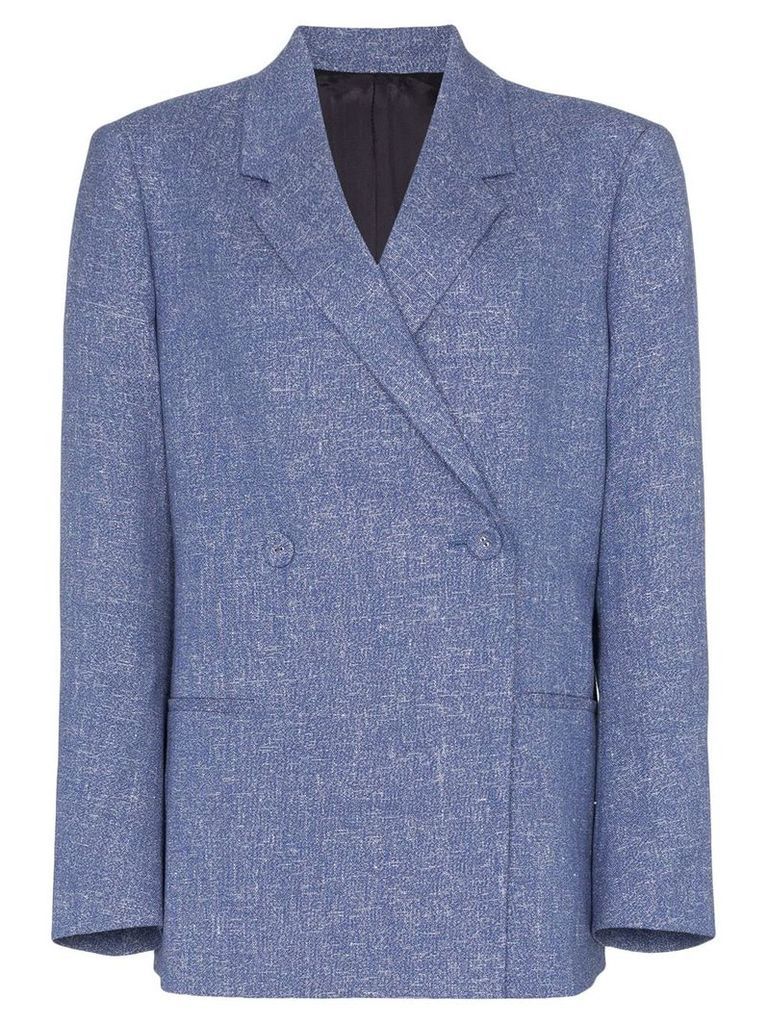 Totême Loreo double-breasted jacket - Blue