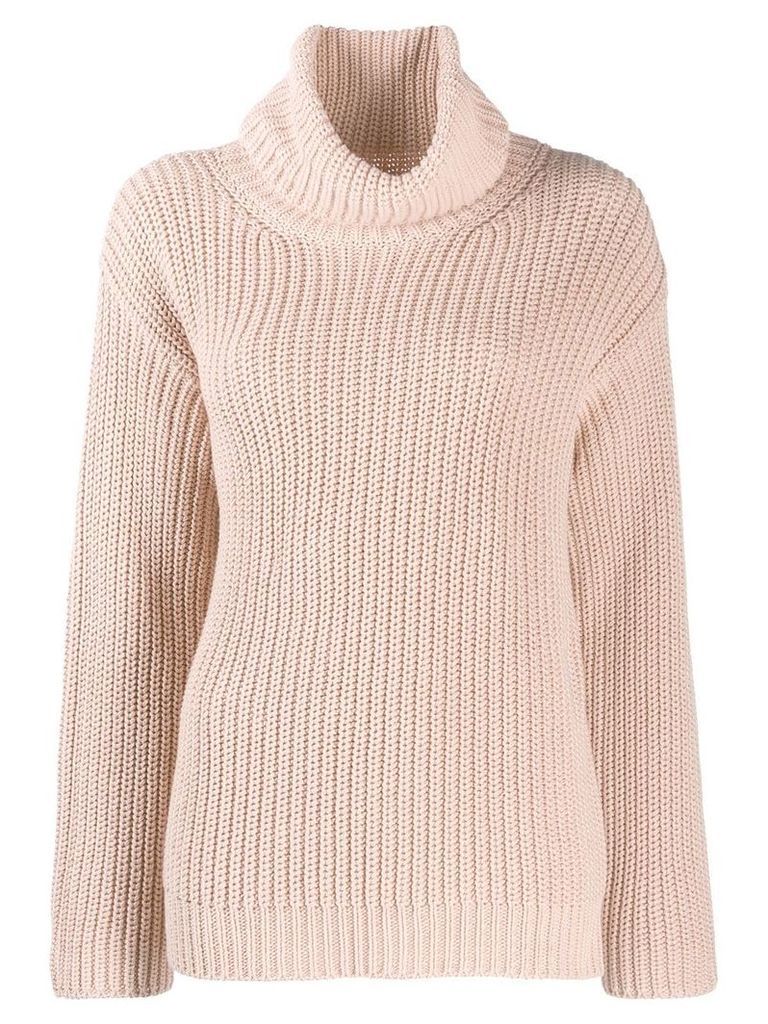 RedValentino I have a crush on you knit sweater - PINK