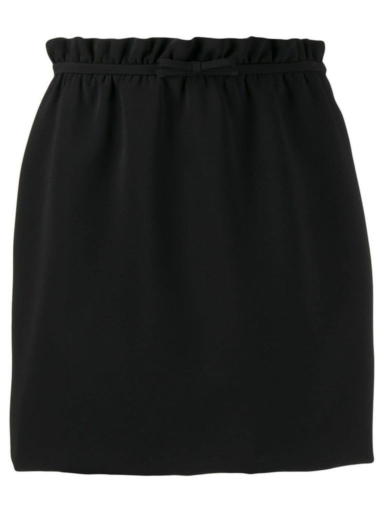 Miu Miu ruched waist skirt - Black