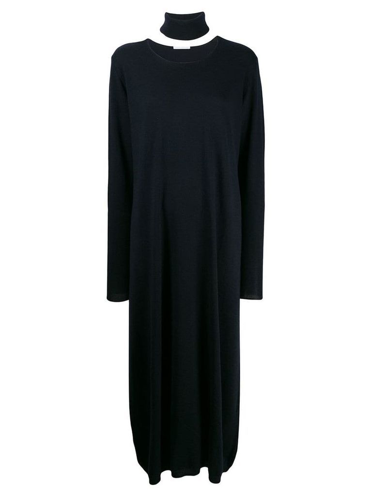 Société Anonyme long-sleeved maxi dress - Blue