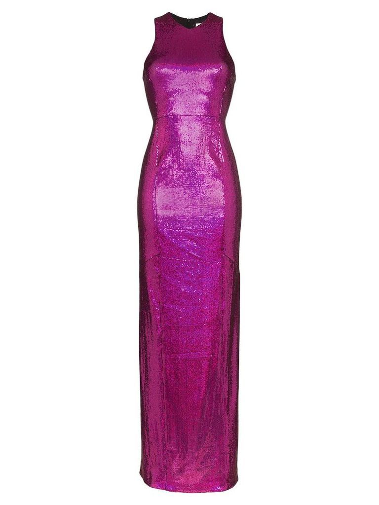 Galvan sequin-embellished gown - PINK