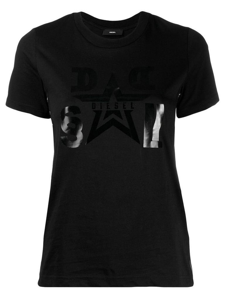 Diesel graphic print T-shirt - Black