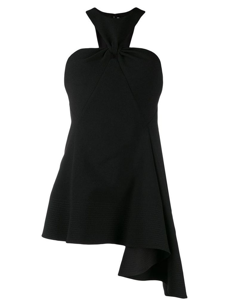 Givenchy asymmetric ruffled top - Black