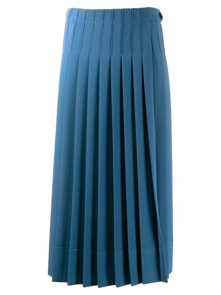 Calvin Klein pleated skirt - Blue