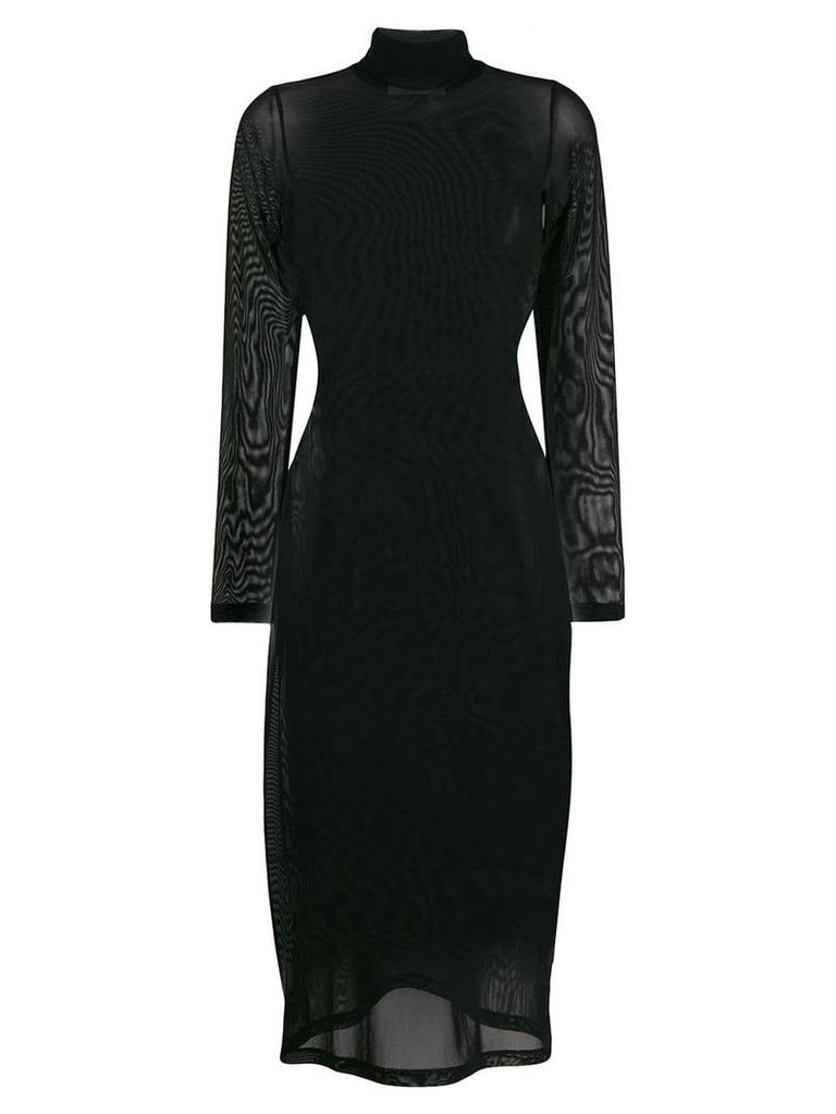 MM6 Maison Margiela sheer mesh dress - Black