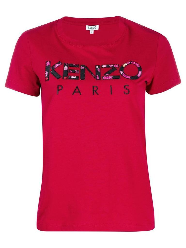 Kenzo logo patch T-shirt - Red