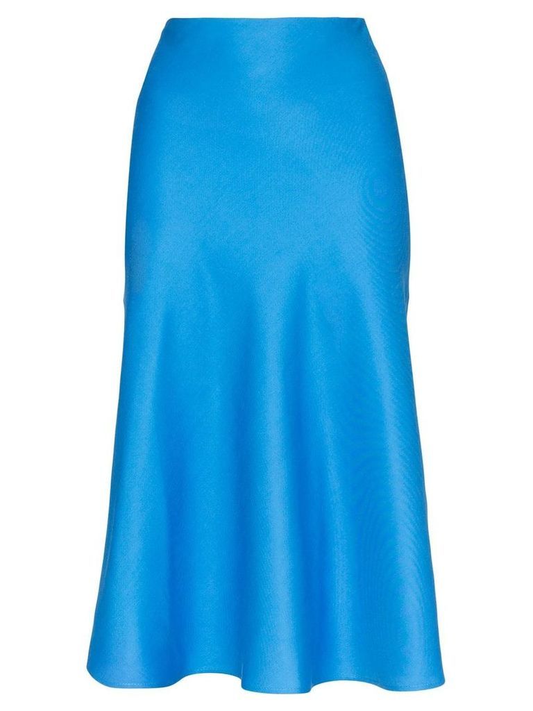 Carcel high-waist midi-skirt - Blue